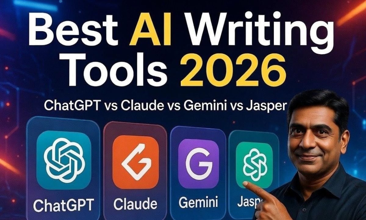 Best AI Writing Tools Compared (ChatGPT vs Claude vs Gemini vs Jasper)