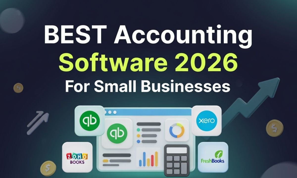 Best accounting software, accounting software for small businesses, cloud accounting software, bookkeeping software, invoicing software, business accounting software, payroll software, tax preparation software, AI accounting software, financial management software, expense tracking software, QuickBooks Online, Xero accounting, FreshBooks, Zoho Books, Sage Accounting, cloud bookkeeping, SaaS accounting software, cash flow management, business finance software.